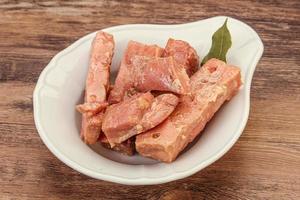 Canned Tuna fish for salad photo