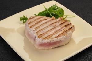 Grilled tuna steak photo