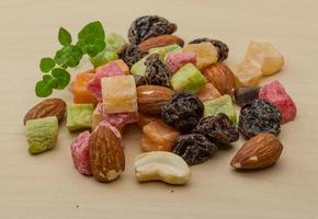 Nuts and dry fruits mix photo