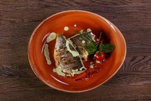 Grilled dorada fillet photo