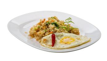 Fried rice with egg photo