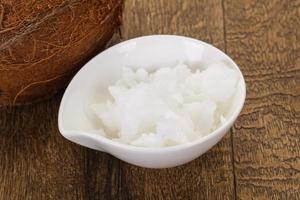 Dietary Coconut oil in the bowl photo