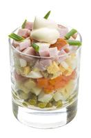 Portion of Russian salad photo