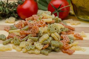 pasta cruda para niños foto