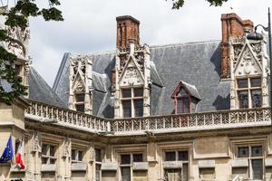 Historic building in Paris France photo