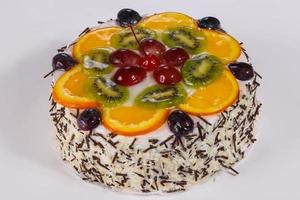 Cake with berries photo