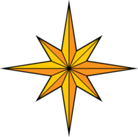 étoile de noël png illustration