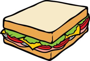sandwich png illustratie