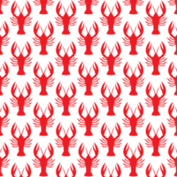fundo de padrão de lagosta png ilustração