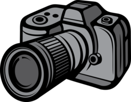 illustrazione png della fotocamera digitale compatta
