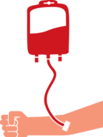illustrazione png di donazione di sangue