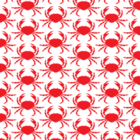 Background pattern with crabs png illustration