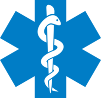 symbole médical caducée serpent avec bâton png
