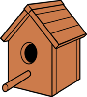 Birdhouse - illustrazione del png della scatola di nidificazione