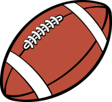 illustrazione del png della palla di football americano