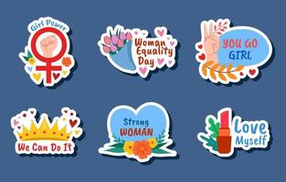 World Equality Day Sticker vector