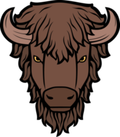 cabeza de búfalo png ilustración