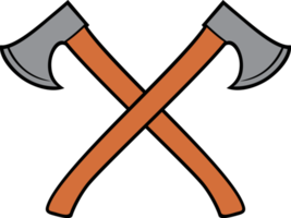 Crossed axes png illustration