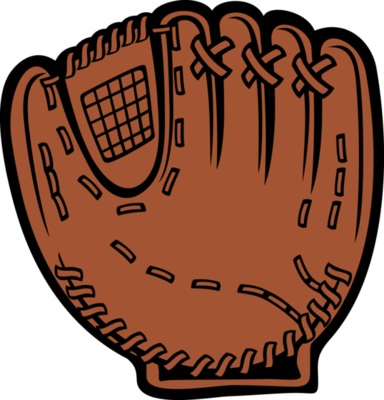 clip art baseball glove