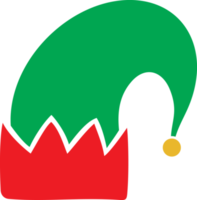 illustrazione del png del cappello dell'elfo di natale