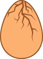 huevo roto png ilustración