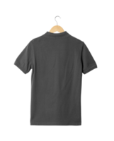 graues Poloshirt-Mockup hängend, png-Datei png