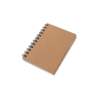 Notebook mockup, cutout png