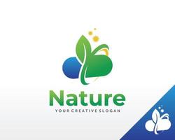 Capsule Supplement Logo design. Herbal Drug Logo design vector