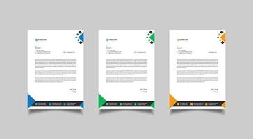 letterhead design template for your project. vector