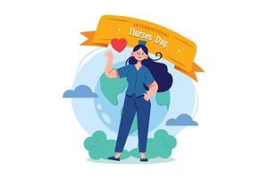 International Nurses Day Illustrations vector