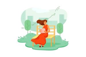 Clean Air flat Illustration concept  flat Illustration concept vector