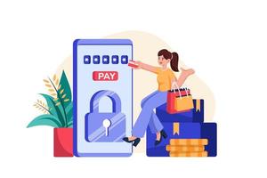 Online payment transaction security vector