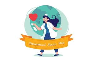 International Nurses Day Illustrations vector