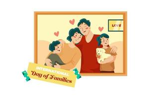 International Day of Families vector