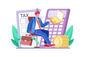 Tax Payment Expert vector