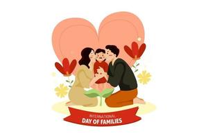 International Day of Families vector