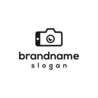 Vector graphic of camera logo design template