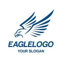Vector graphic of eagle wing logo design template