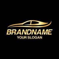 Vector graphic of car logo design template