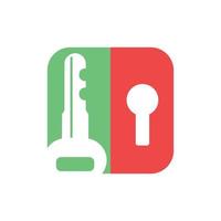 Key Color Logo vector