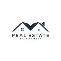 Real estate logo vector home design concept.