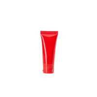 Red gel tube mockup, Png file