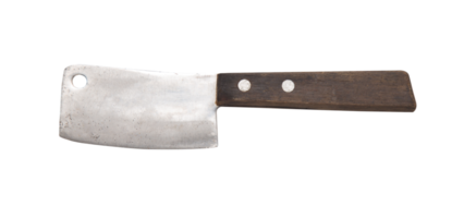 Steel knife cutout, Png file