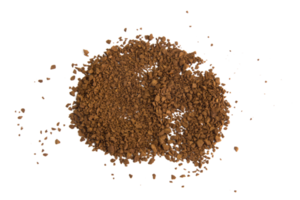 Coffee granules cutout, Png file