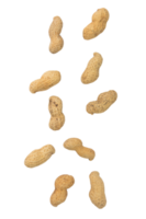 recorte de amendoim caindo, arquivo png
