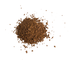 Coffee granules cutout, Png file