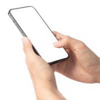 hand vasthouden en gebruiken van telefoonmodeluitsparing, png-bestand png