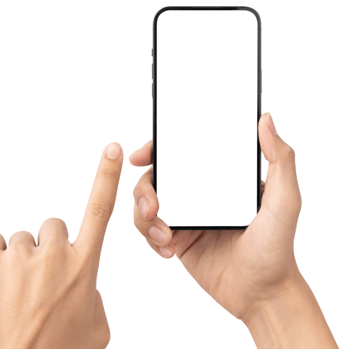 Hand Holding Phone PNG Free Images with Transparent Background - (272