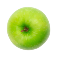 Green apple cutout, Png file