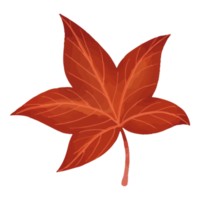 hoja de acuarela, imágenes prediseñadas de hojas de otoño png
